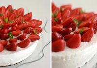 Çilekli Peynirli Kek Tarifi