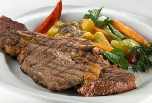 Sebzeli ızgara Antrikot